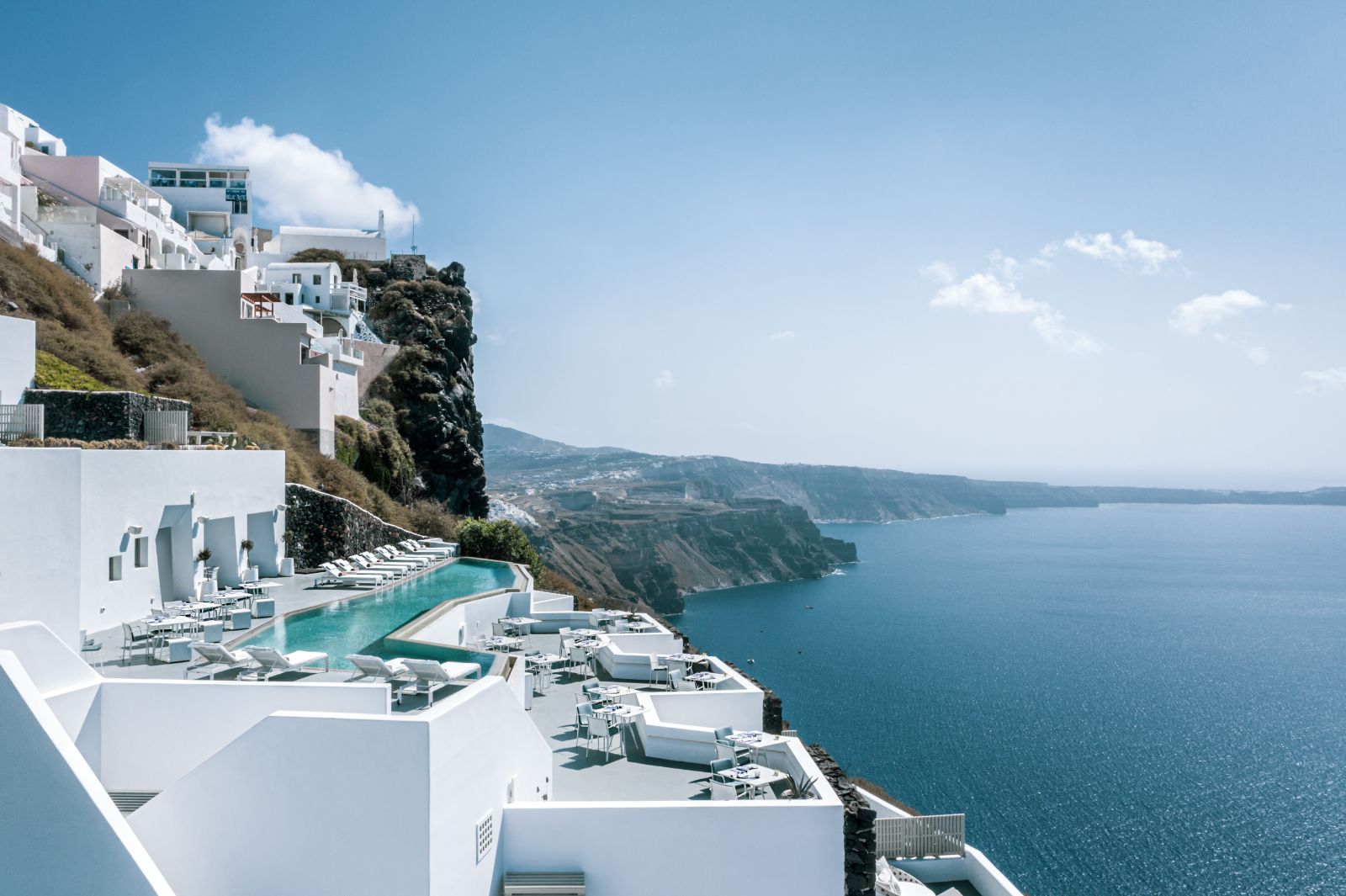 Exterior view of Grace Santorini