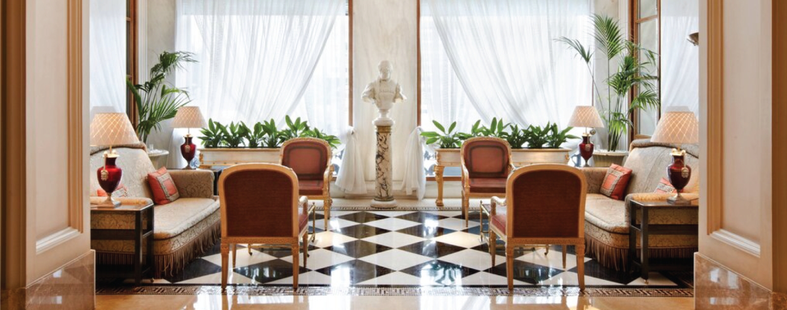 Grand Bretagne lobby in Greece
