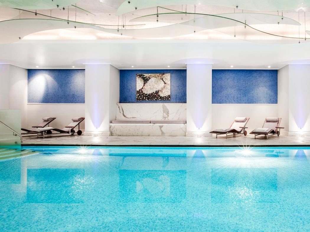 Indoor pool at Grand Hotel Bretagne in Athens Greece