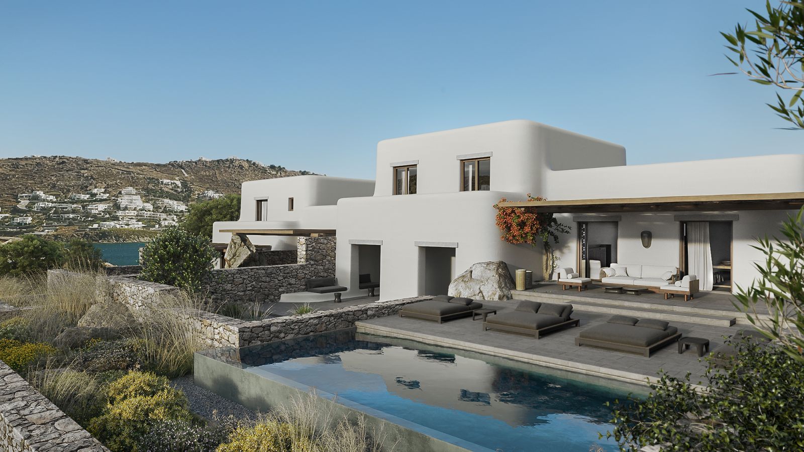 The villas at Kalesma Mykonos