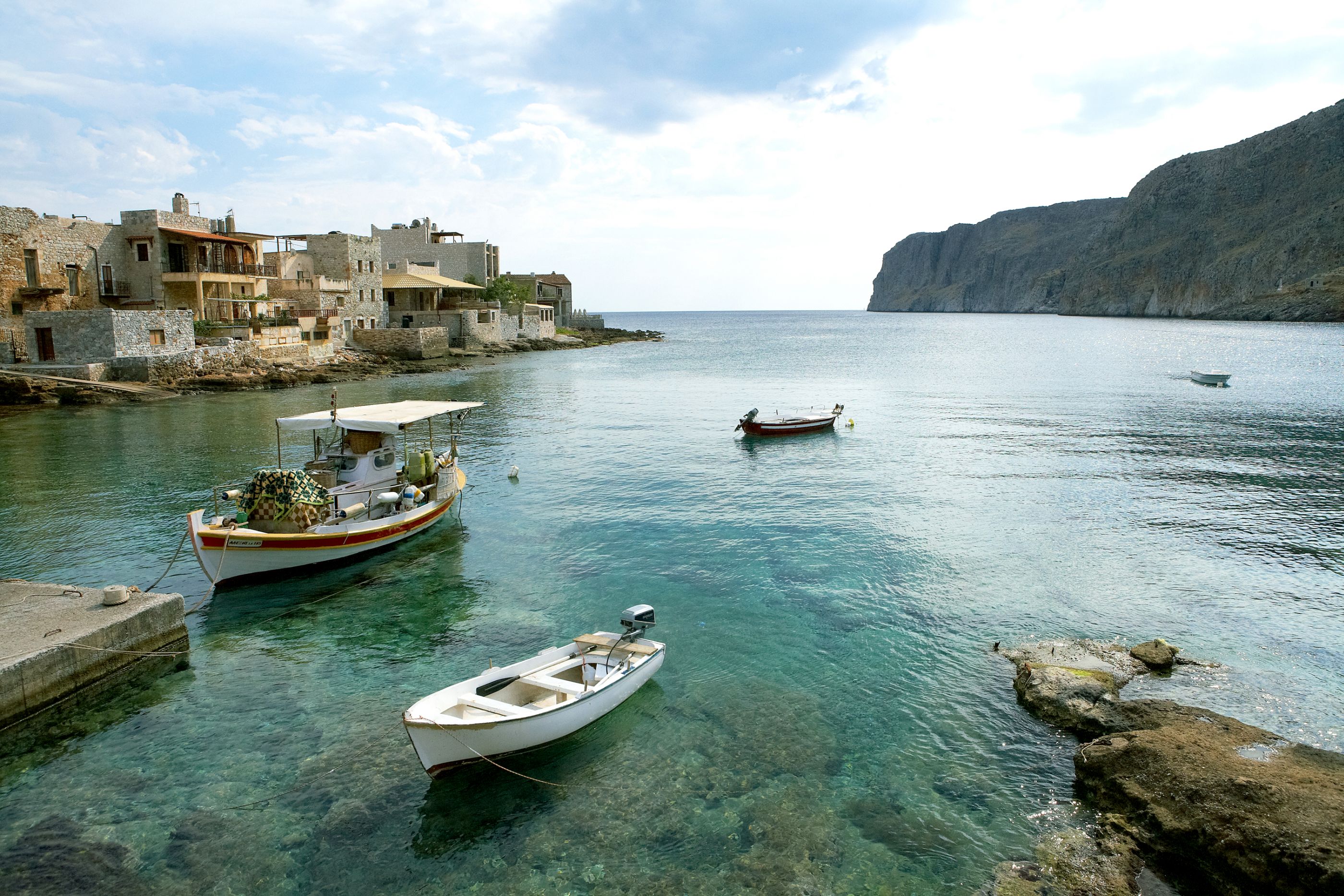 The bay near Kyrimai, Greece
