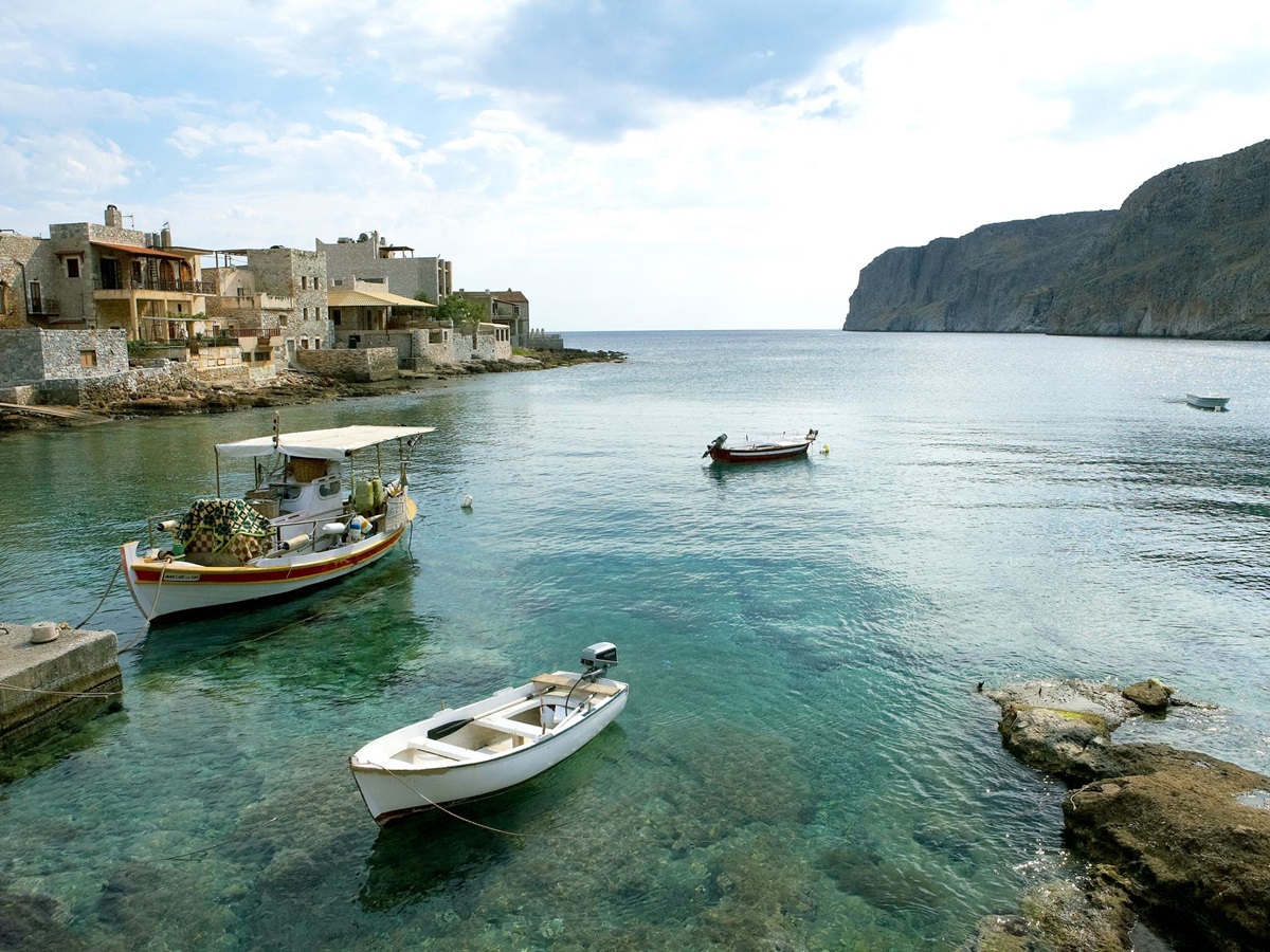The bay near Kyrimai, Greece