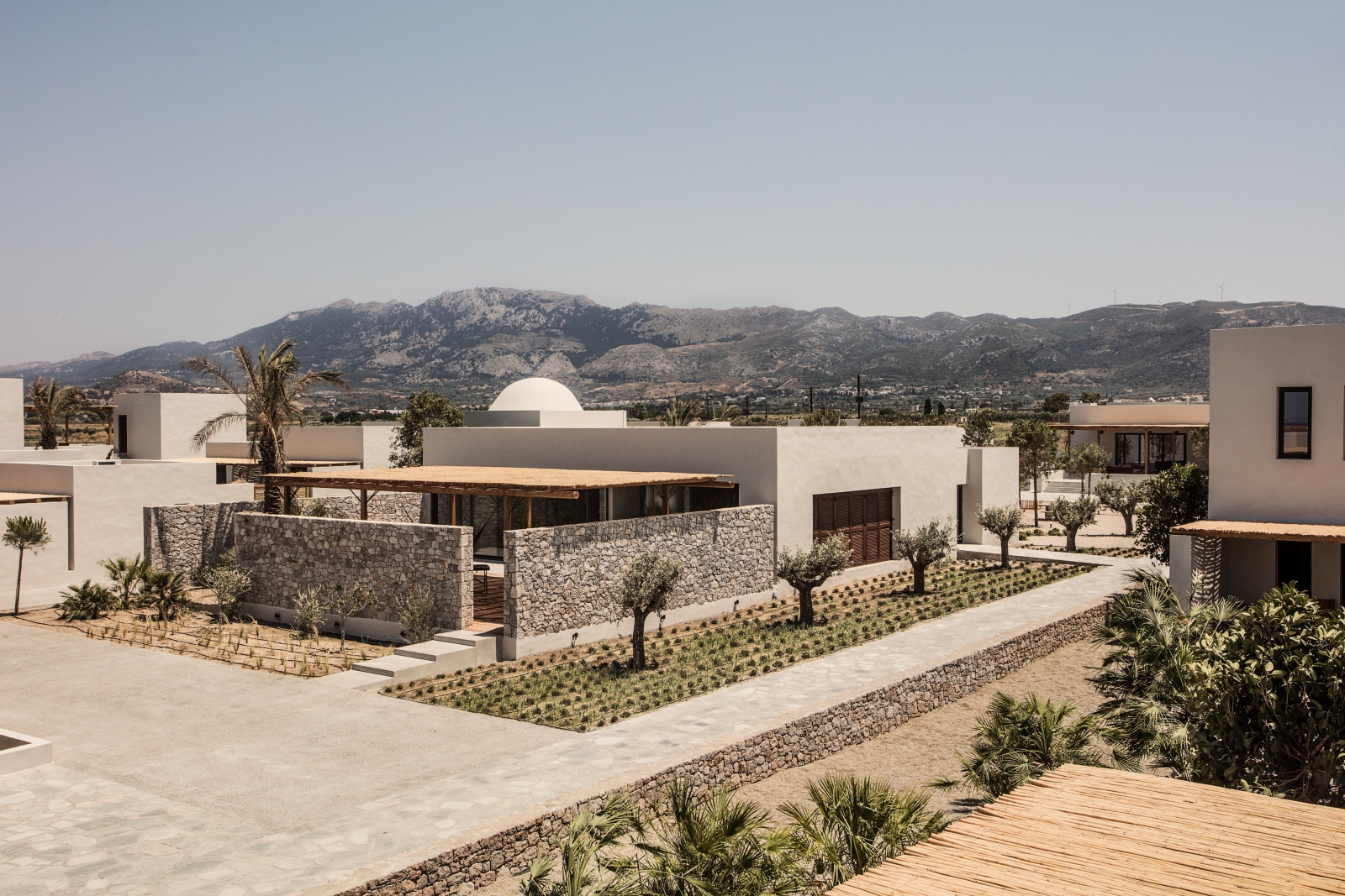 Exterior view of luxury hotel OKU Kos in Greece