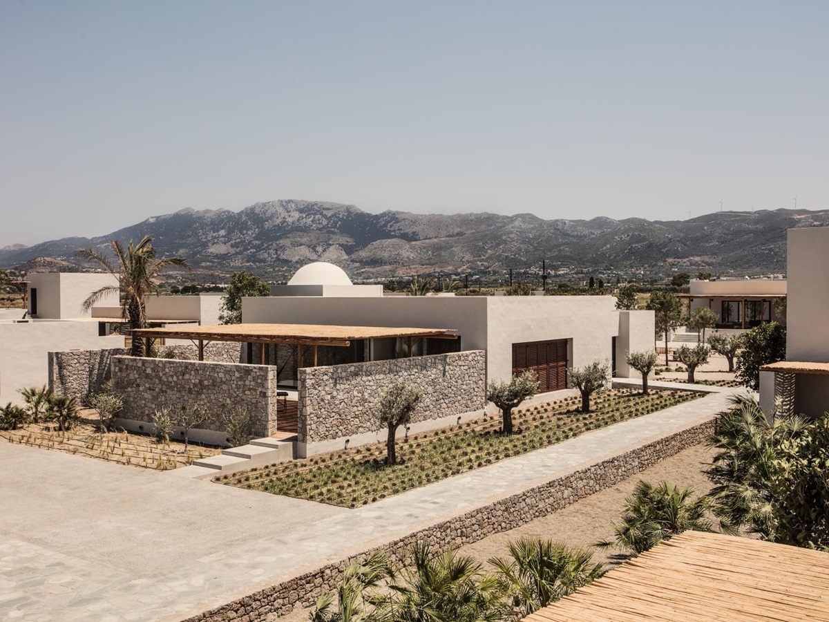 Exterior view of luxury hotel OKU Kos in Greece