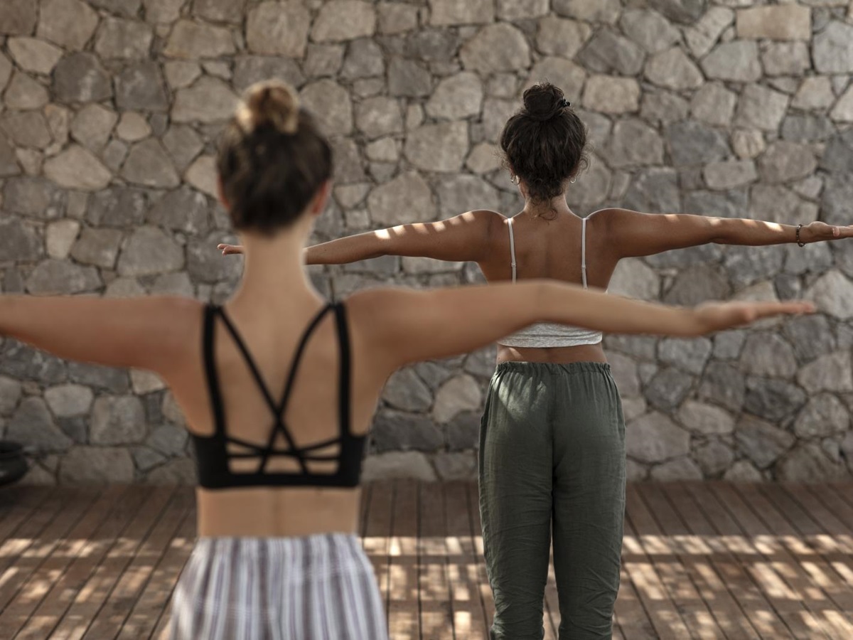 Yoga at luxury hotel OKU Kos in Greece