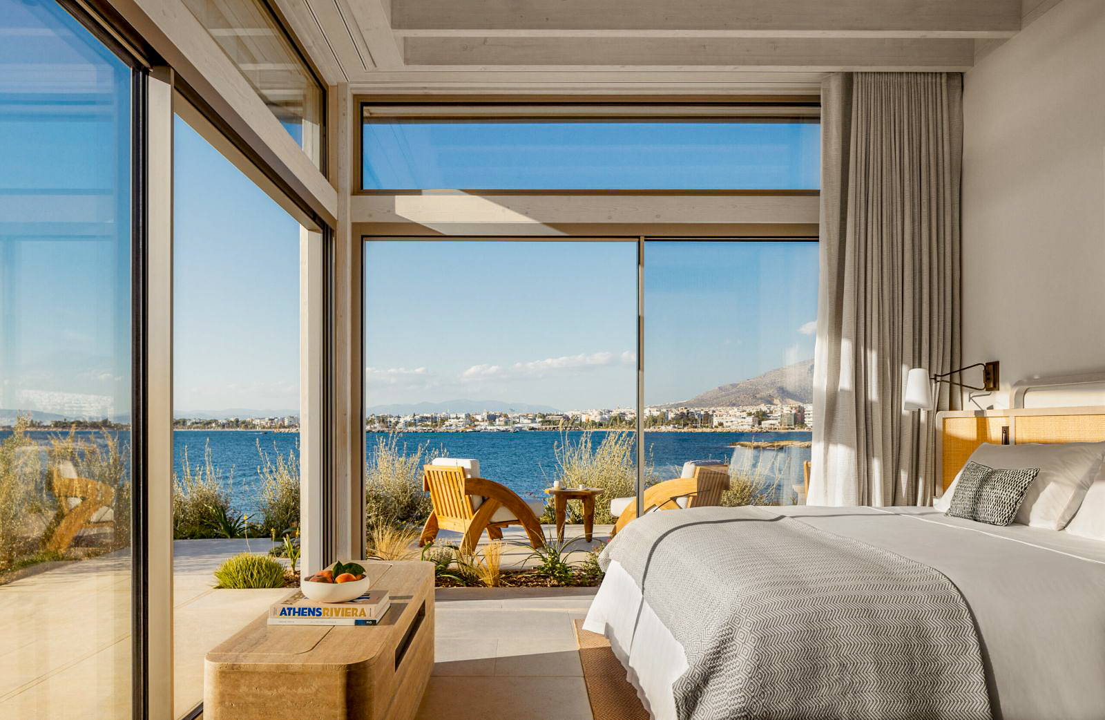 Villa bedroom at One&Only Aesthesis in Athens