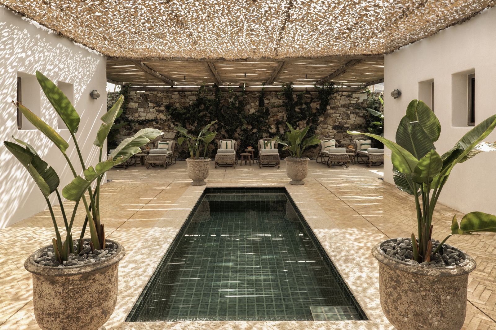 Spa pool at The Rooster Antiparos