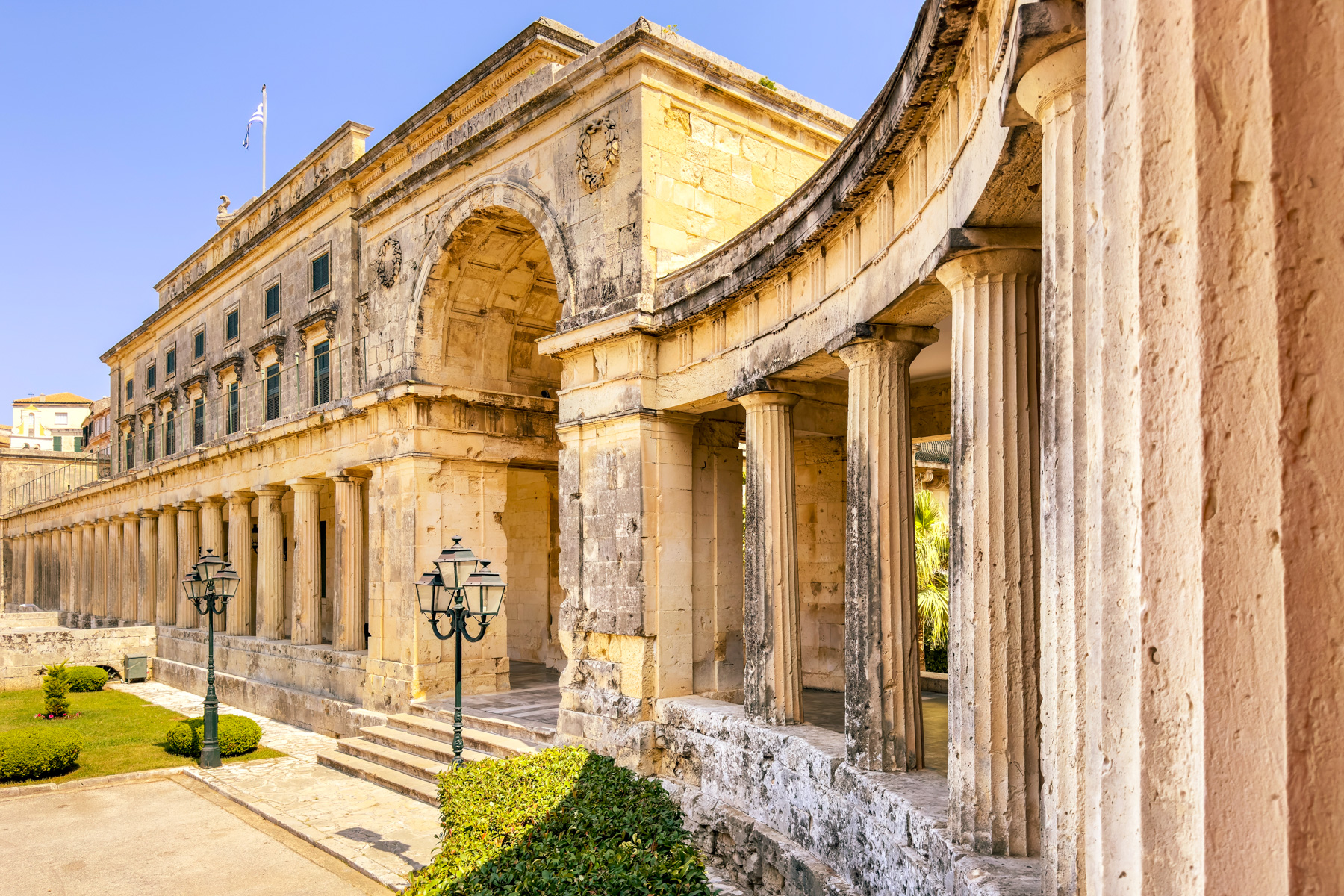 Palace of St Michael and St George in Corfu