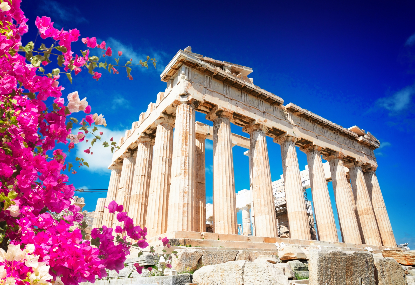 View of the Parthenon in Athens