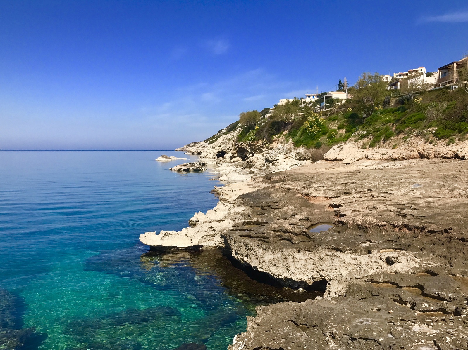 Coastline next to neighbouring villas of Ammos, Anemos and Almyra Residence