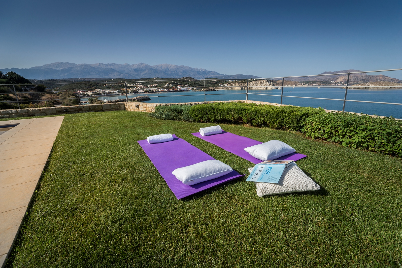 Yoga mats at Almyra Residence