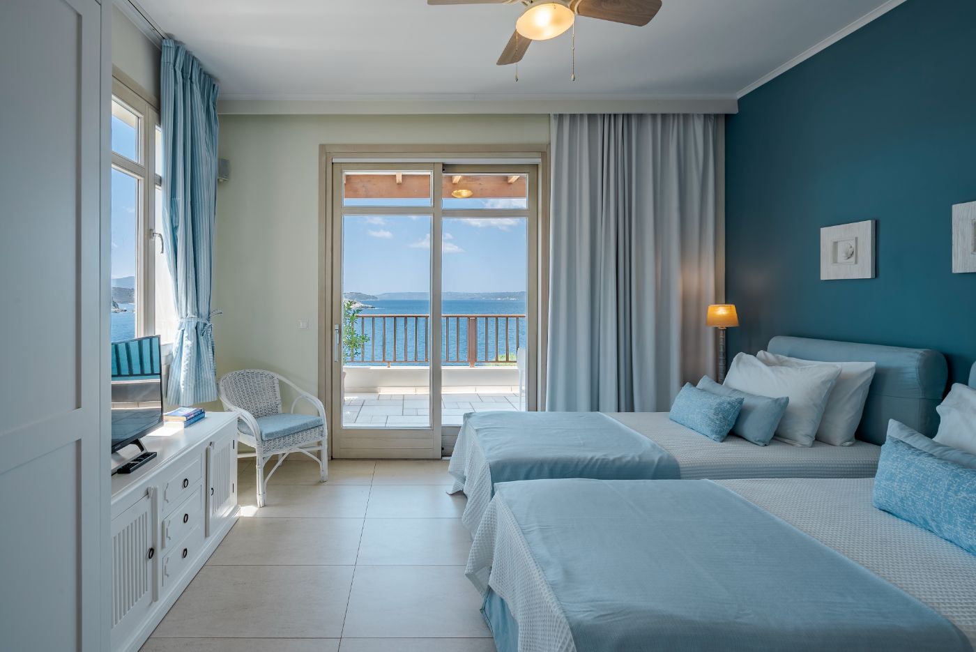 Bedroom at Villa Ammos