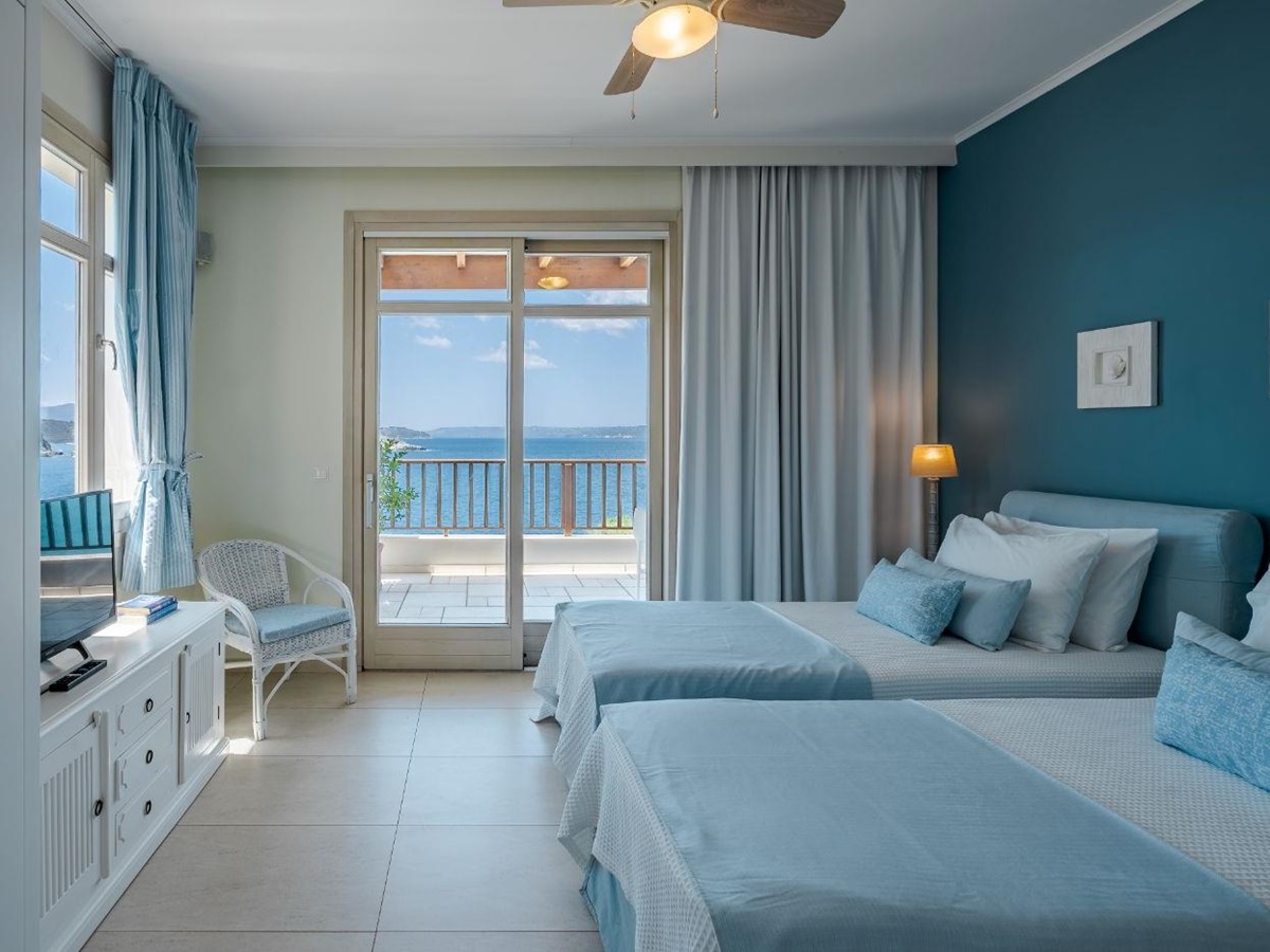Bedroom at Villa Ammos