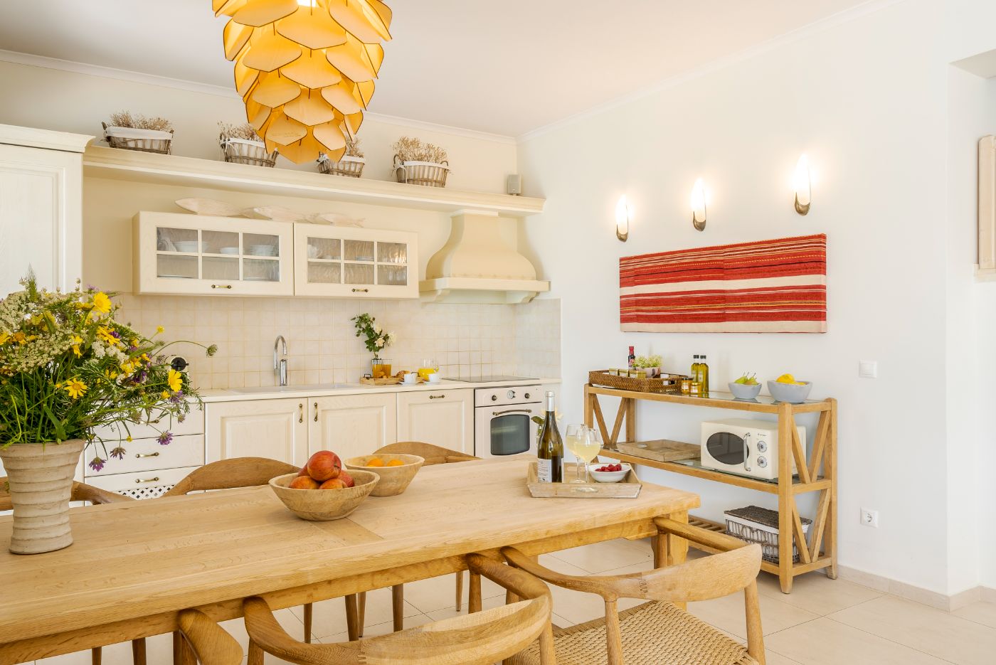 Kitchen at Villa Ammos