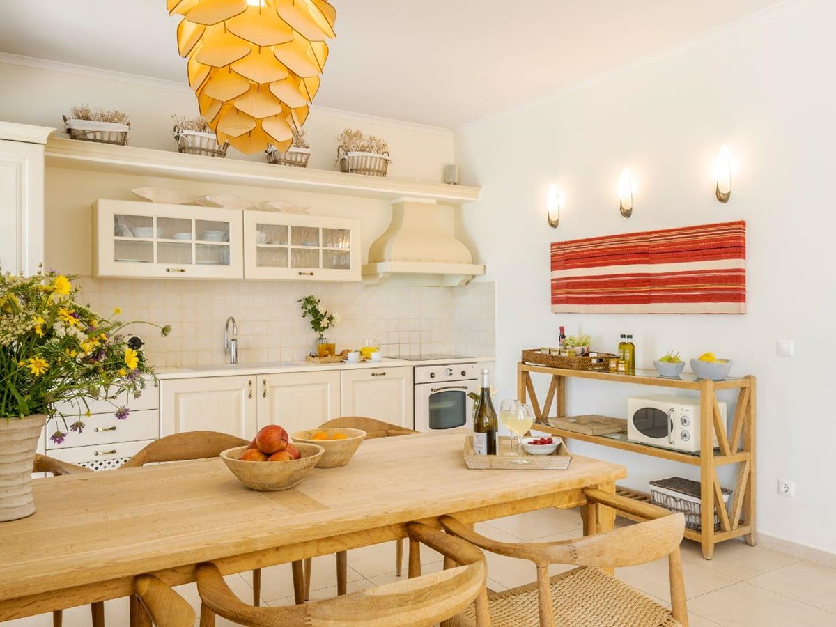 Kitchen at Villa Ammos