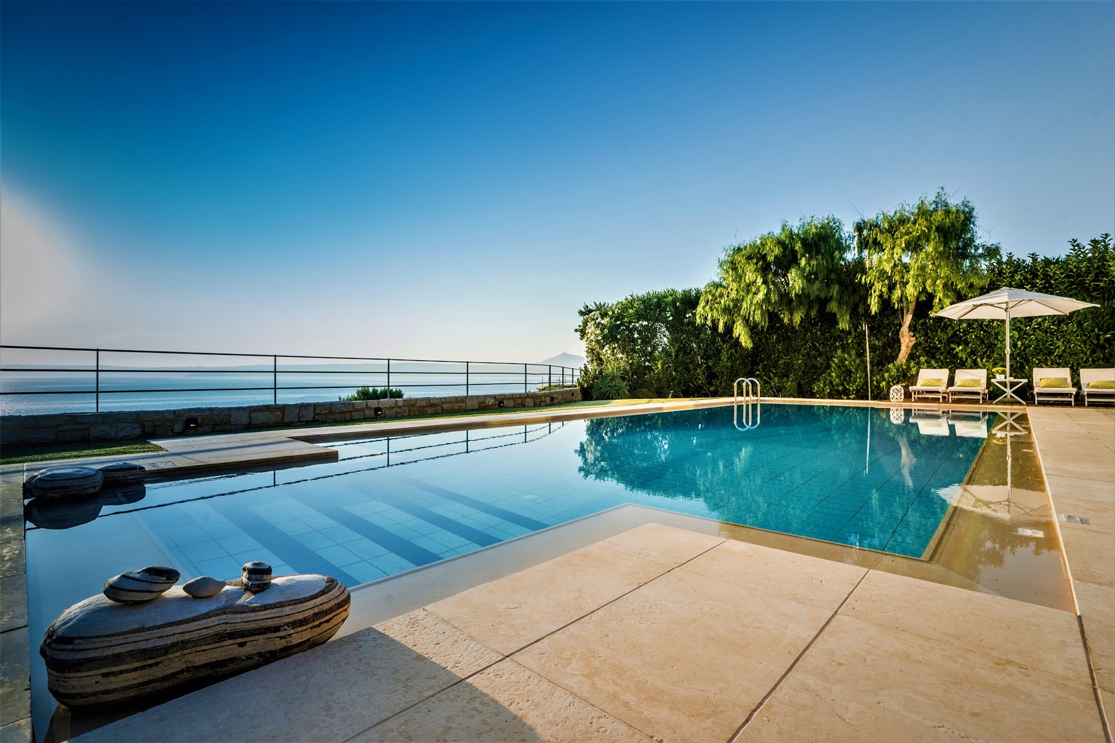 The pool at Ammos