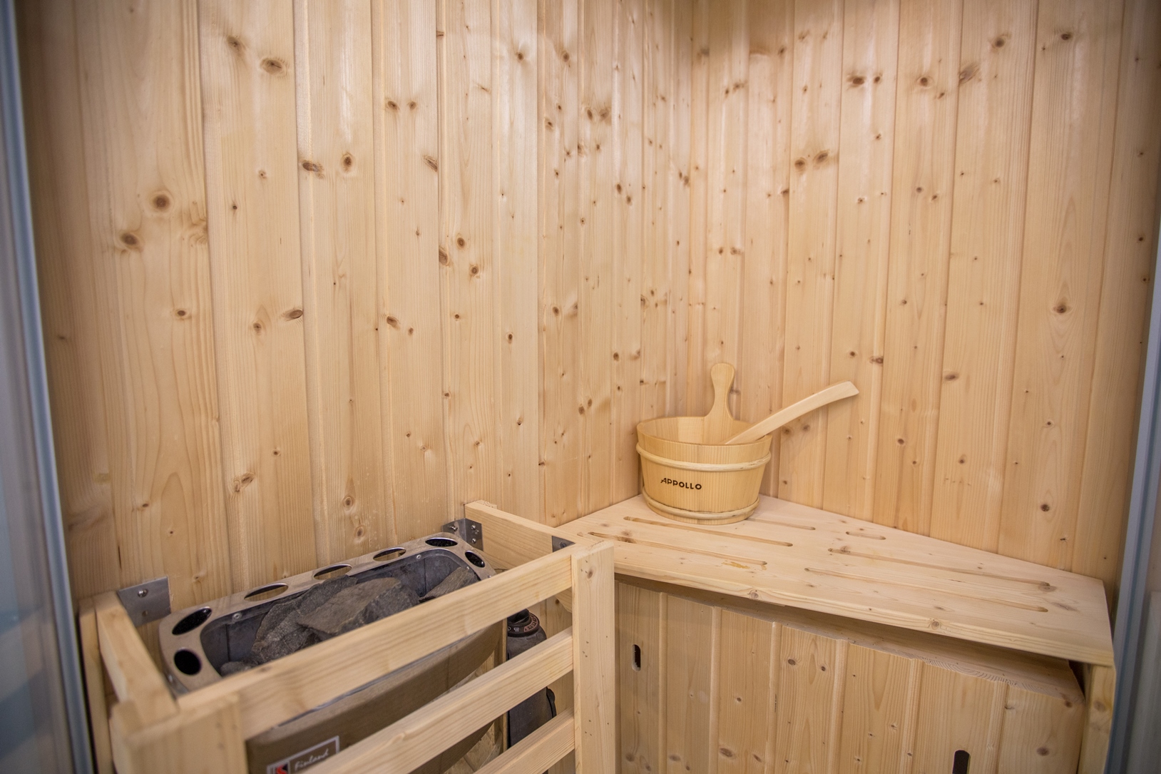The sauna  at Ammos