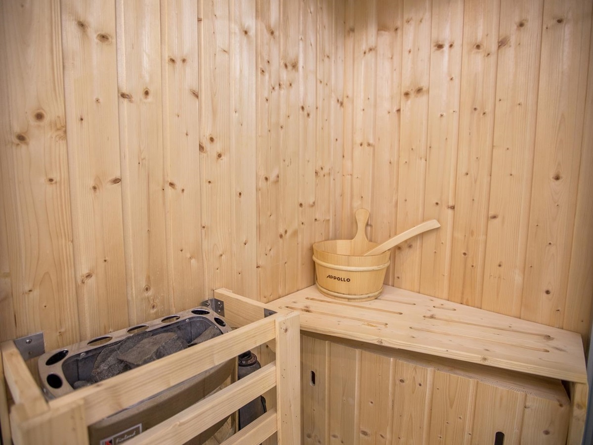 The sauna at Ammos