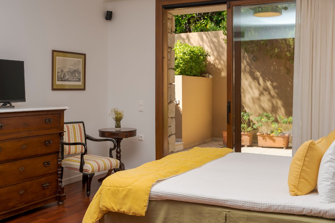 Double bedroom at Villa Anemos