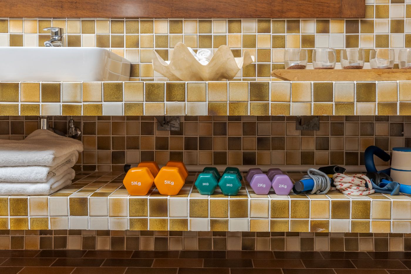 Bathroom at Villa Anemos