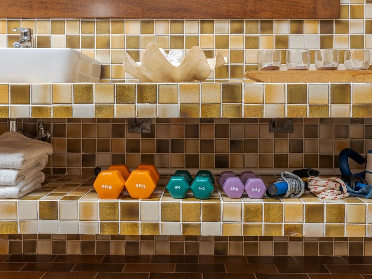 Bathroom at Villa Anemos