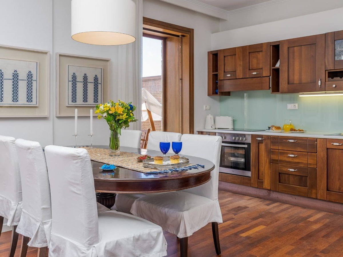 Kitchen at Villa Anemos