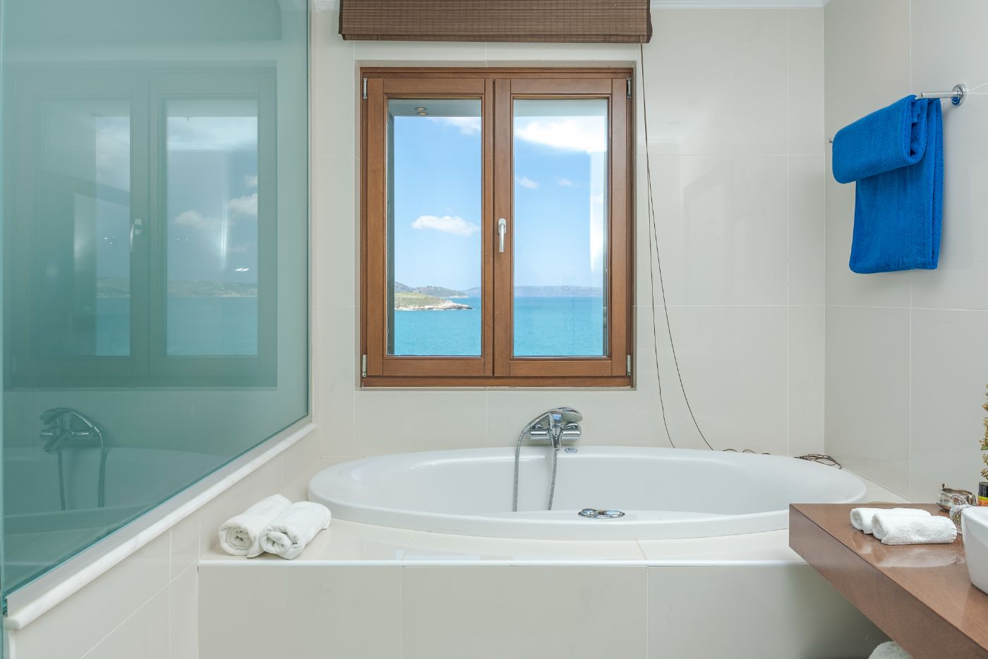 Bathroom at Villa Anemos