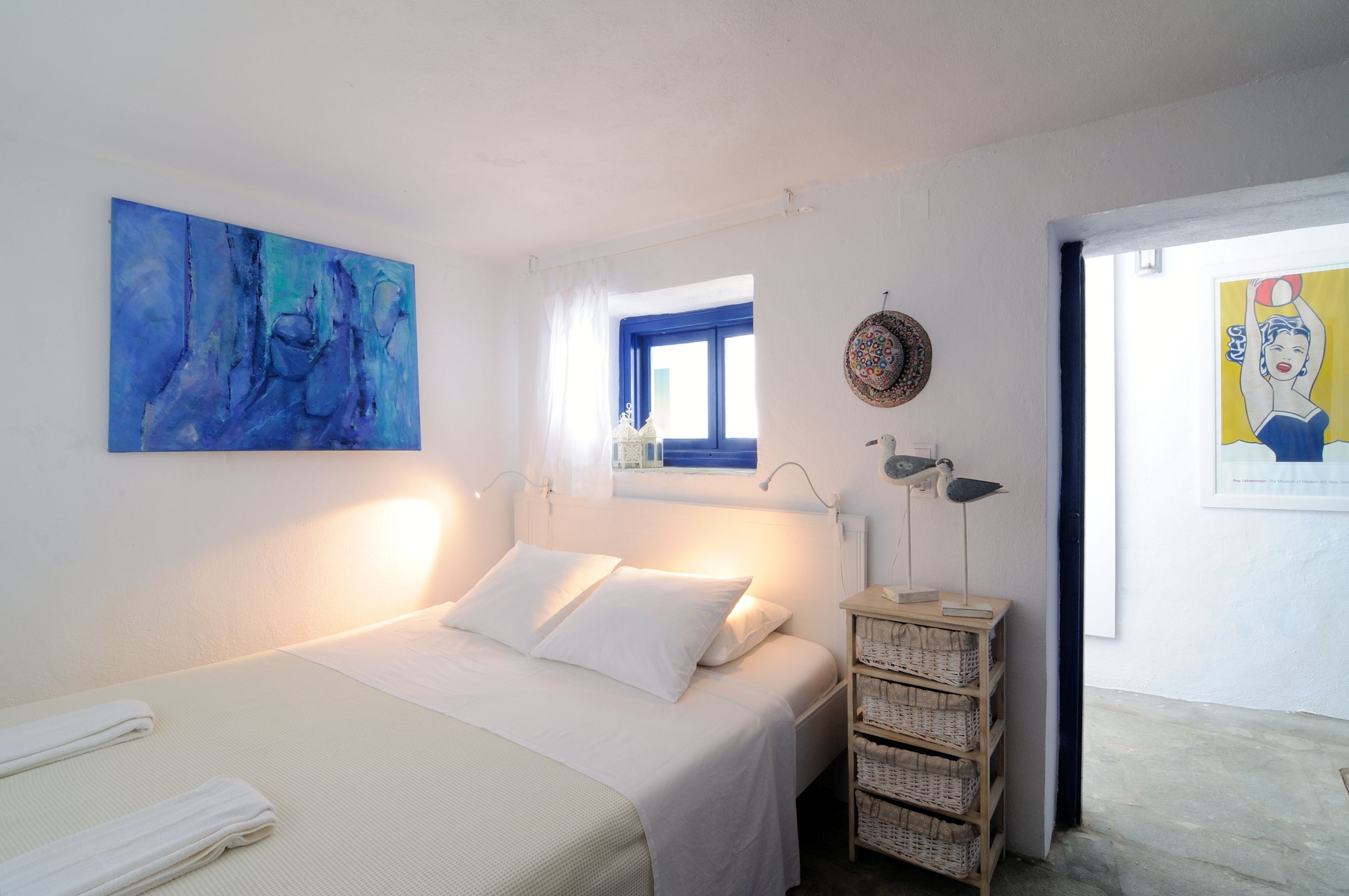 A bedroom in Exambella, Greece