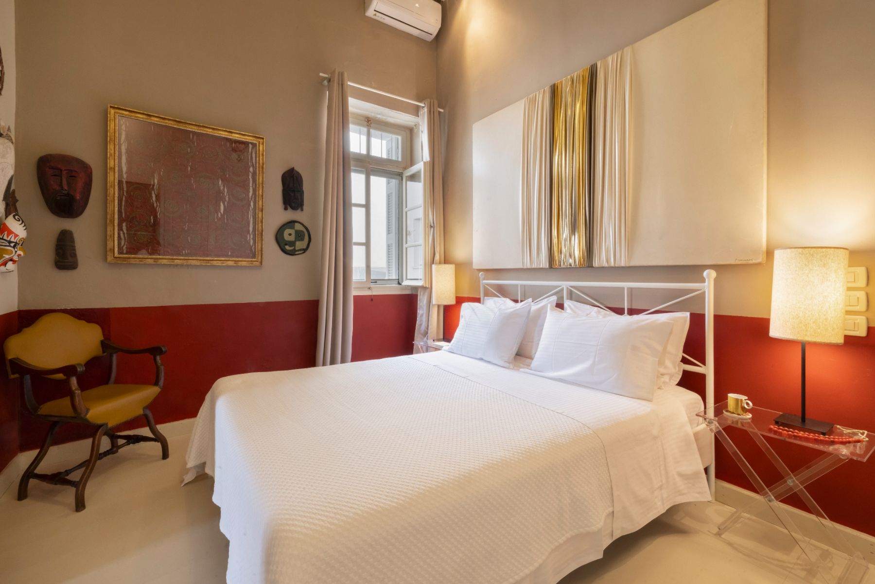 Double bedroom at Exambella, Sifnos