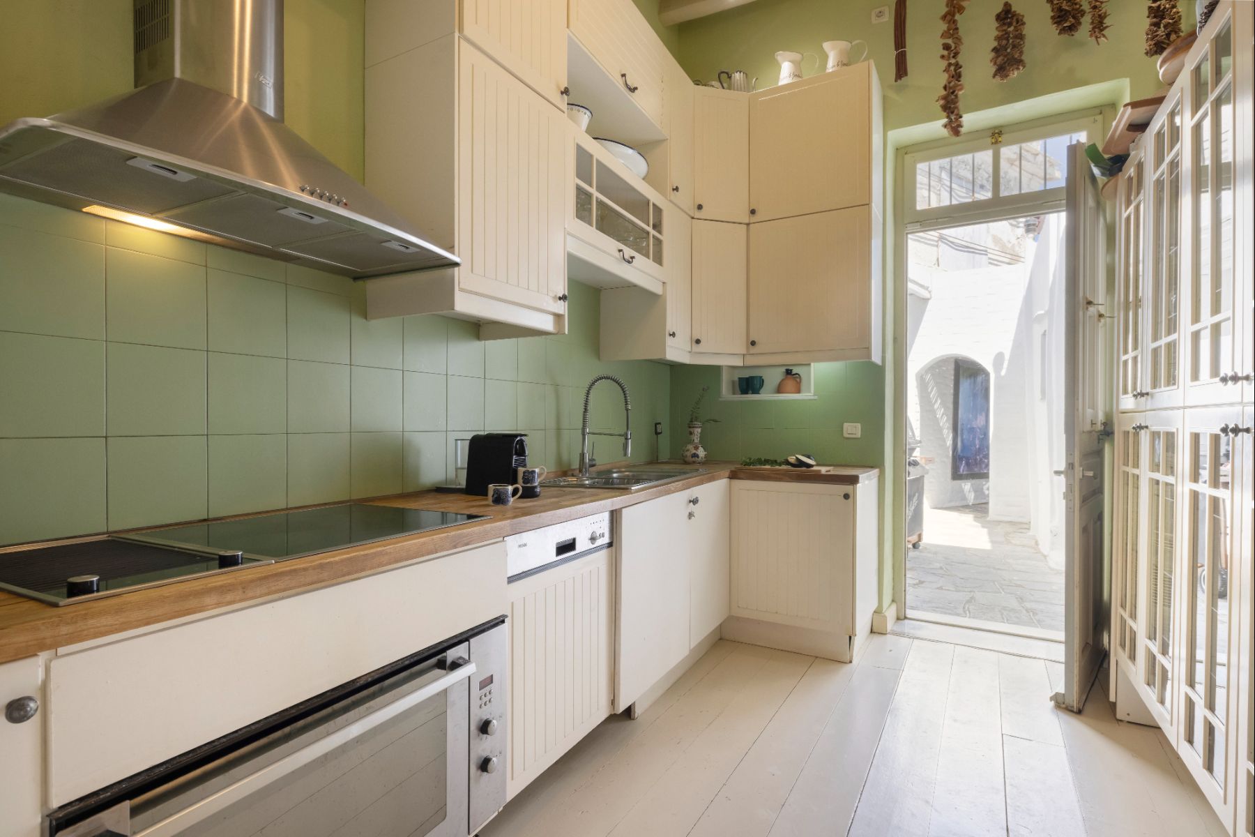 Kitchen at Exambella, Sifnos