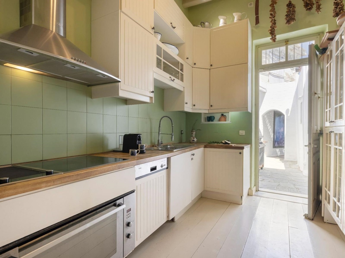 Kitchen at Exambella, Sifnos