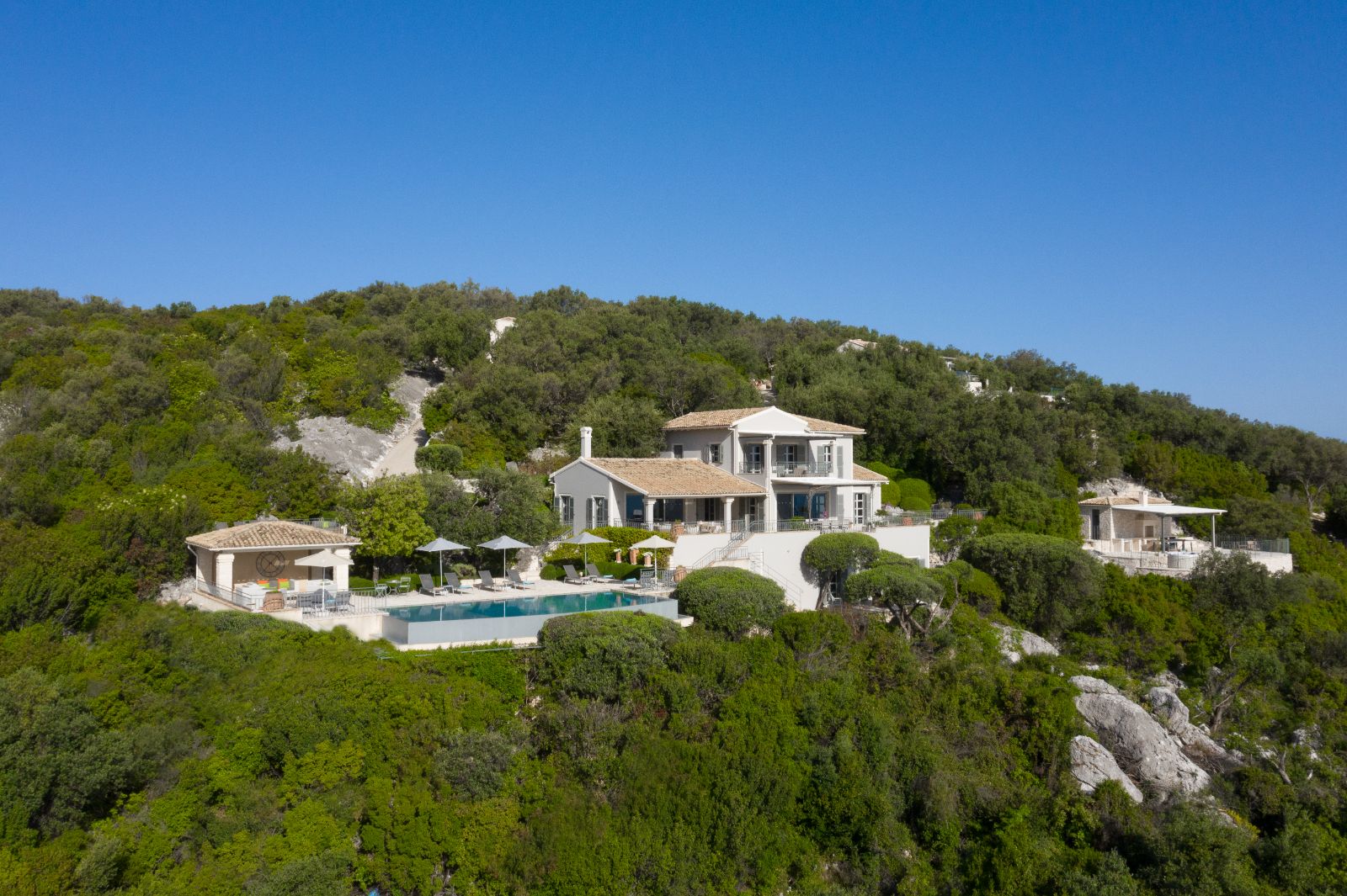 Full exterior of Kalamaki Bay Corfu