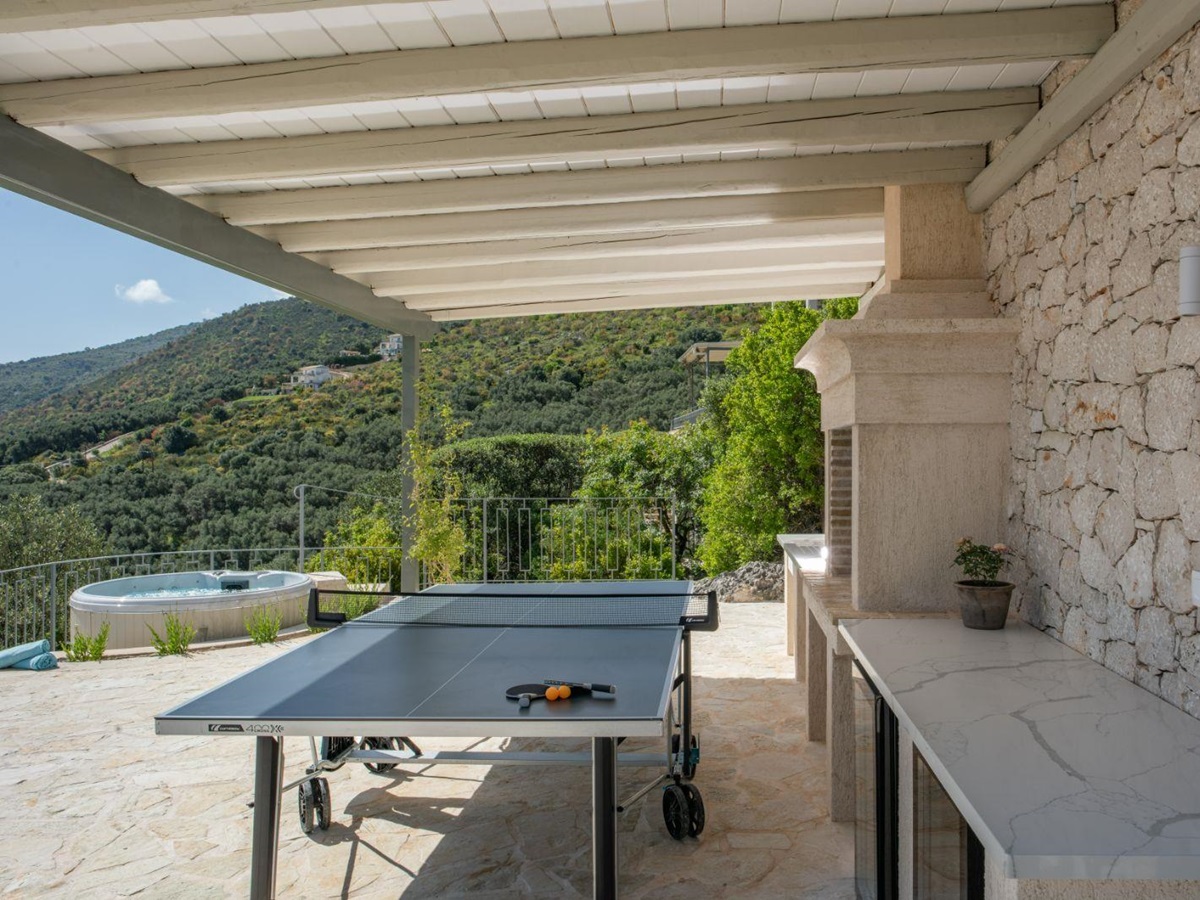 Games area at Kalamaki Bay in Corfu