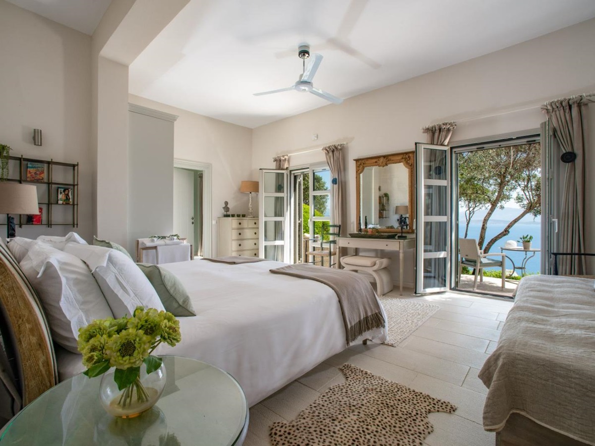 Bedroom 1 at Kalamaki Bay in Corfu