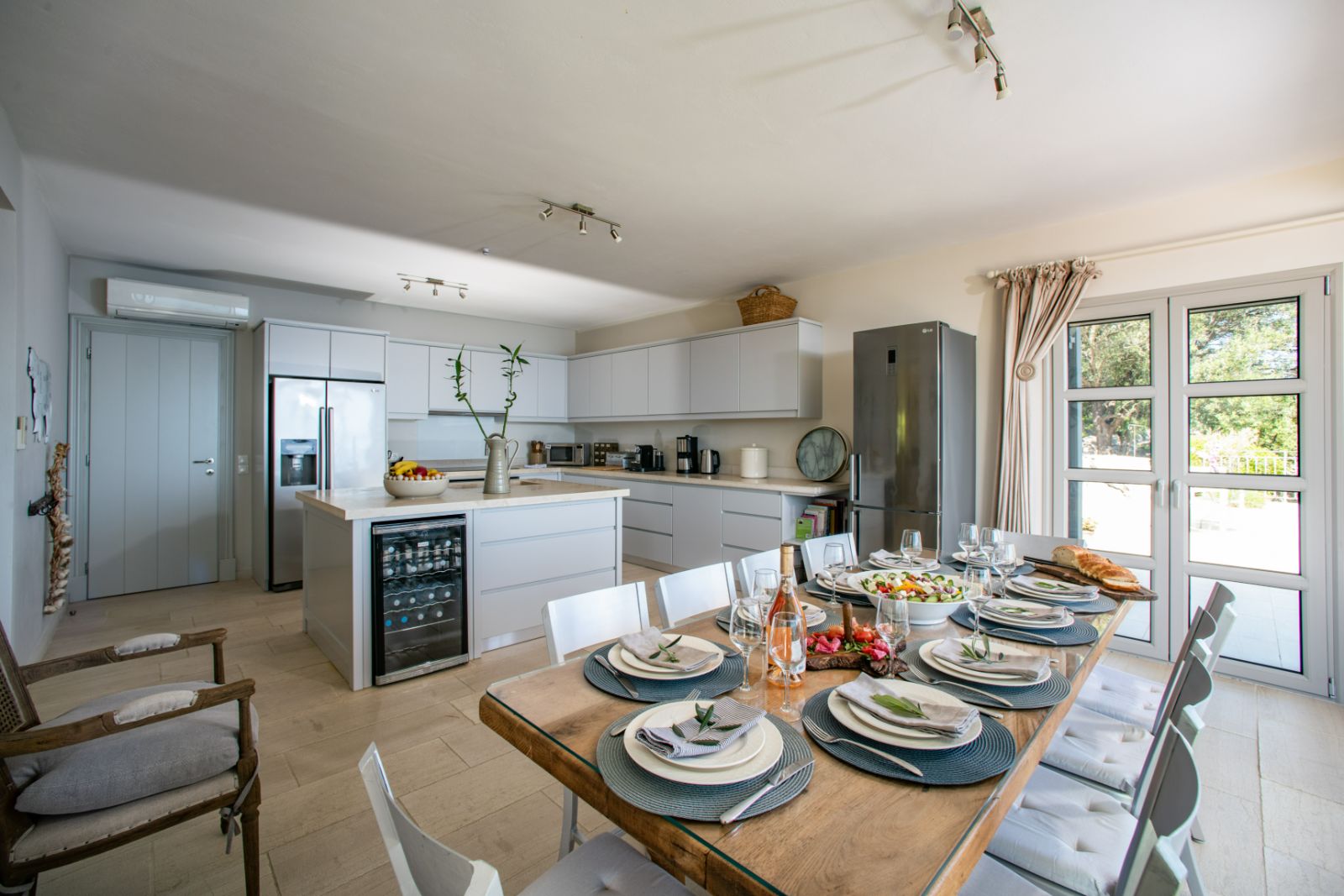 Kitchen at Kalamaki Bay in Corfu