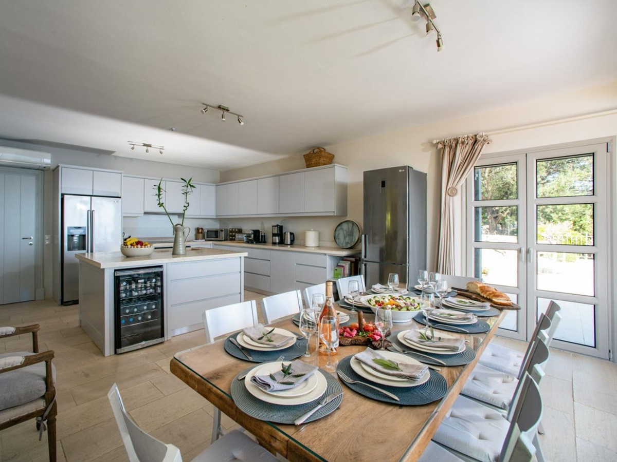 Kitchen at Kalamaki Bay in Corfu