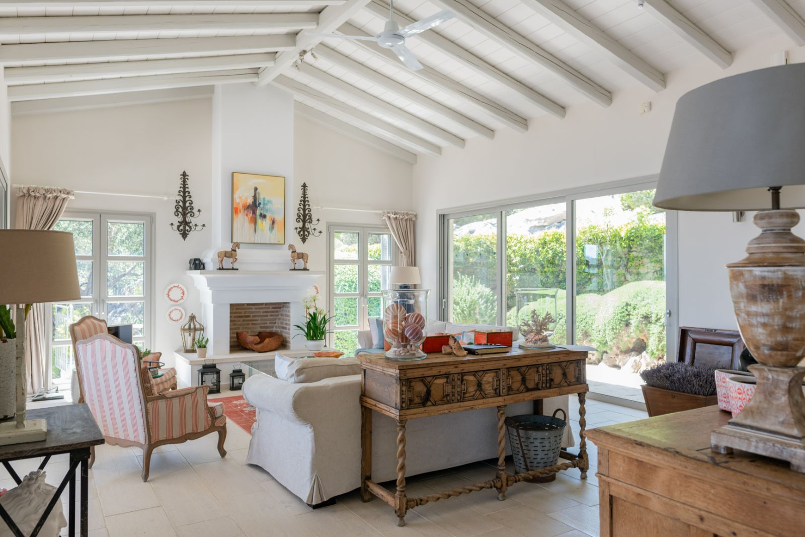 Sitting Room at Kalamaki Bay in Corfu
