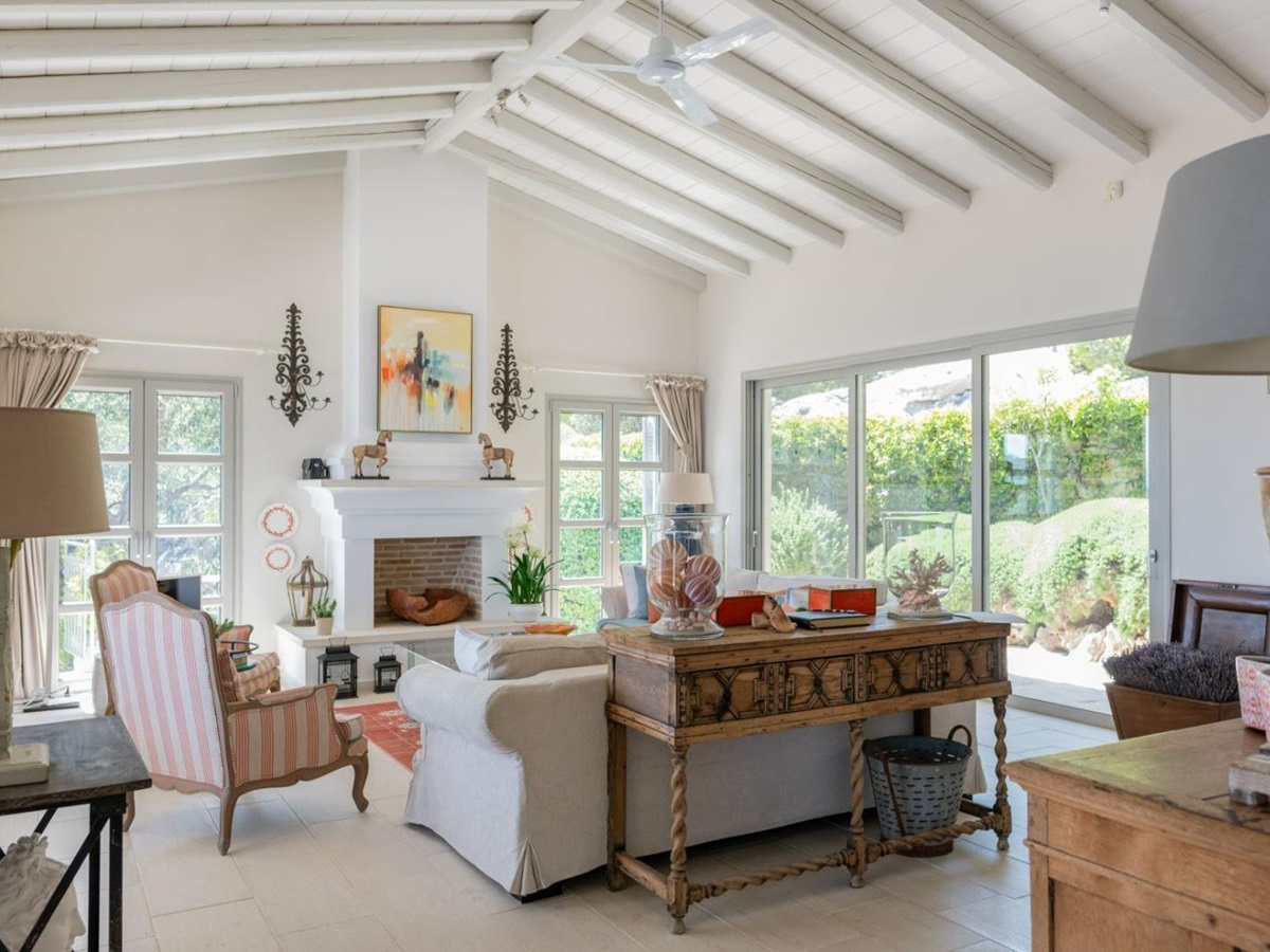 Sitting Room at Kalamaki Bay in Corfu