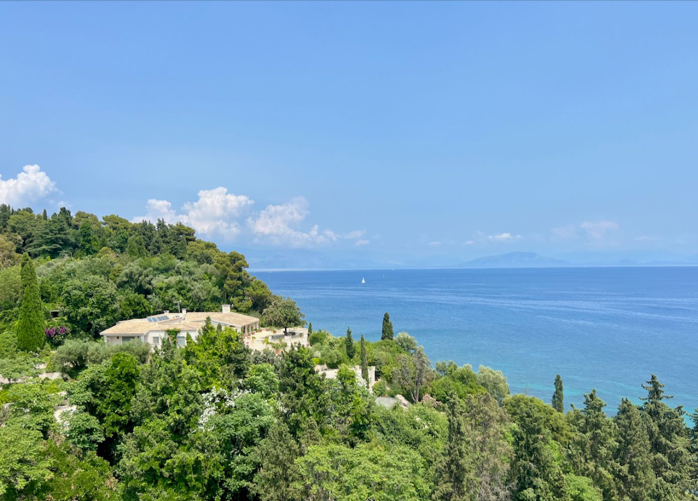 Aerial view of Kanoni Estate 