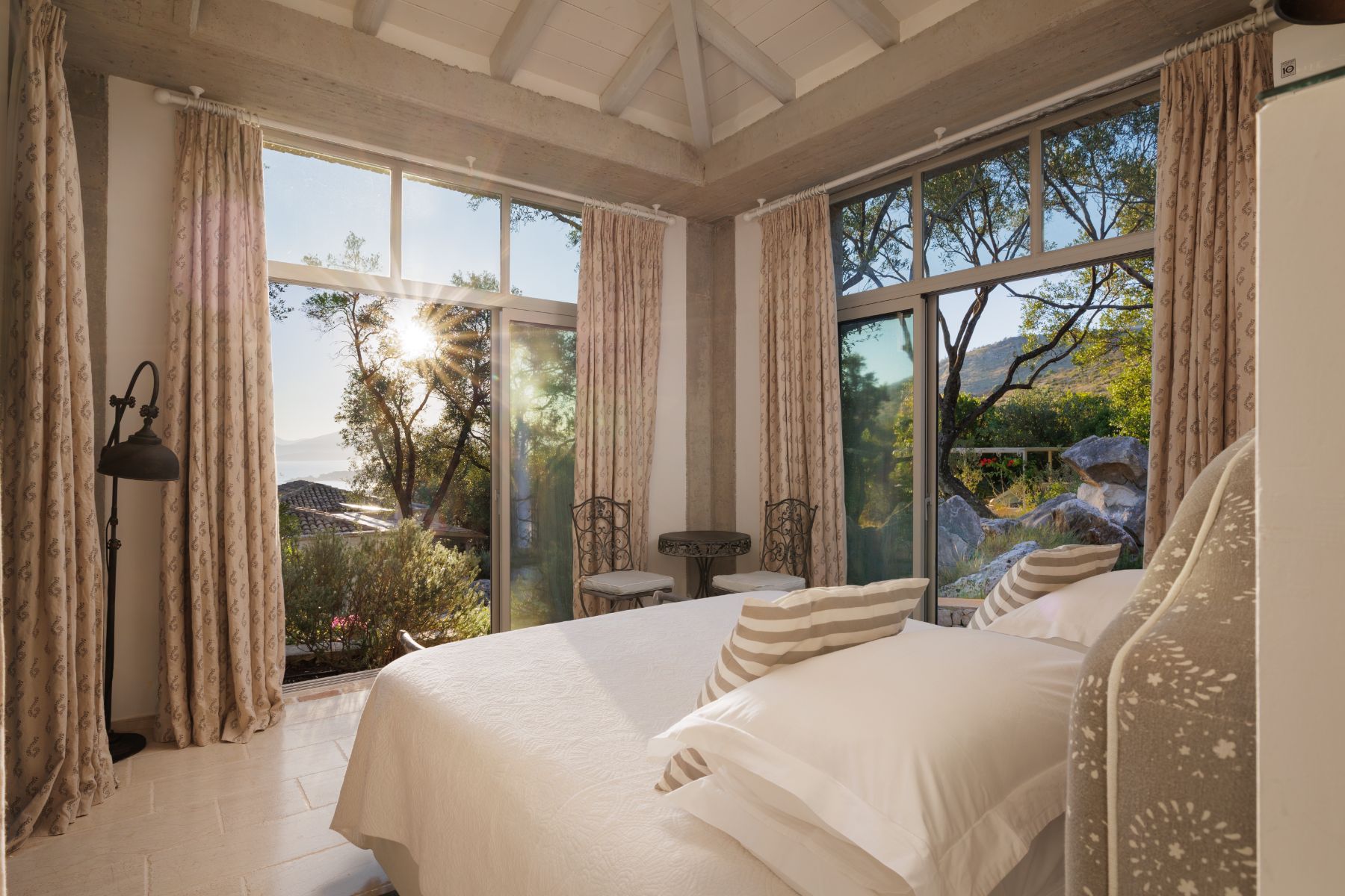 Double bedroom at Thinali, Corfu