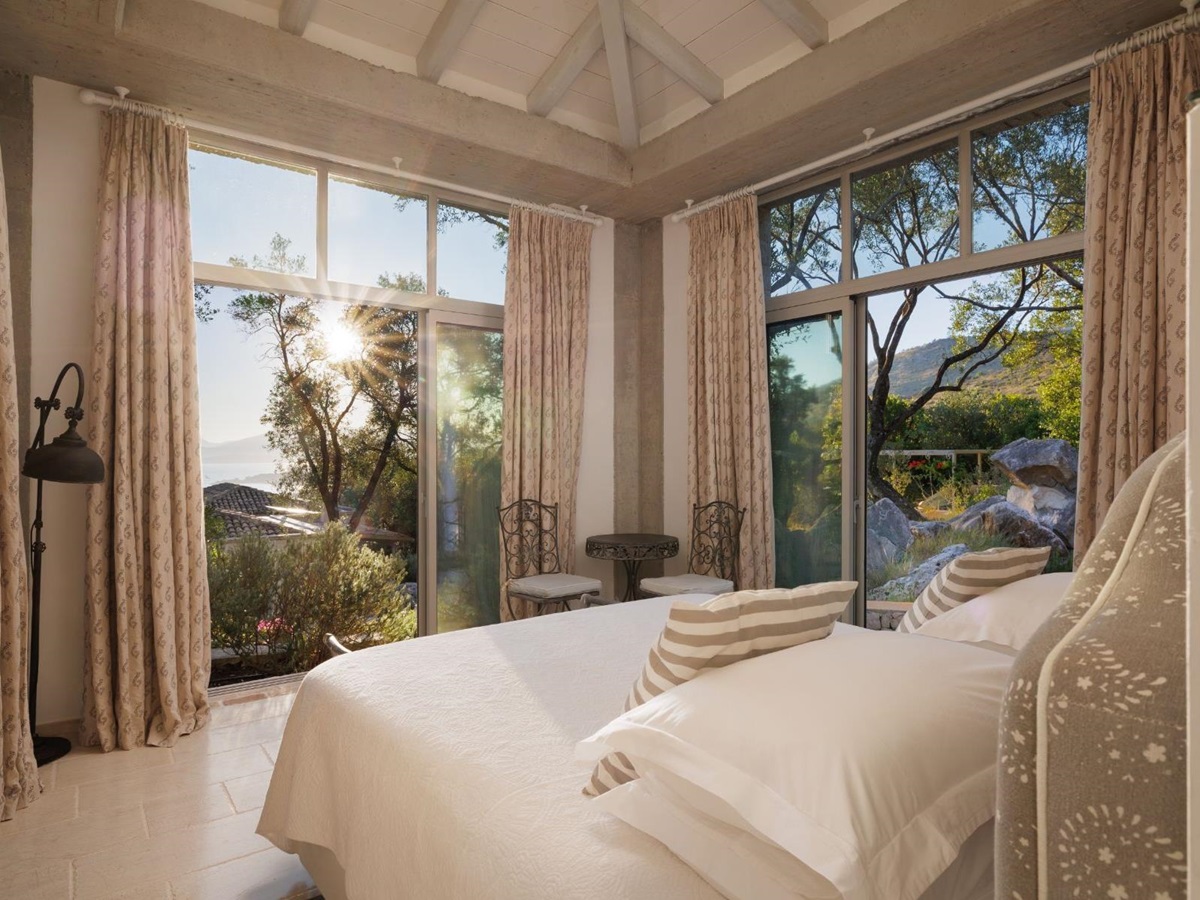Double bedroom at Thinali, Corfu