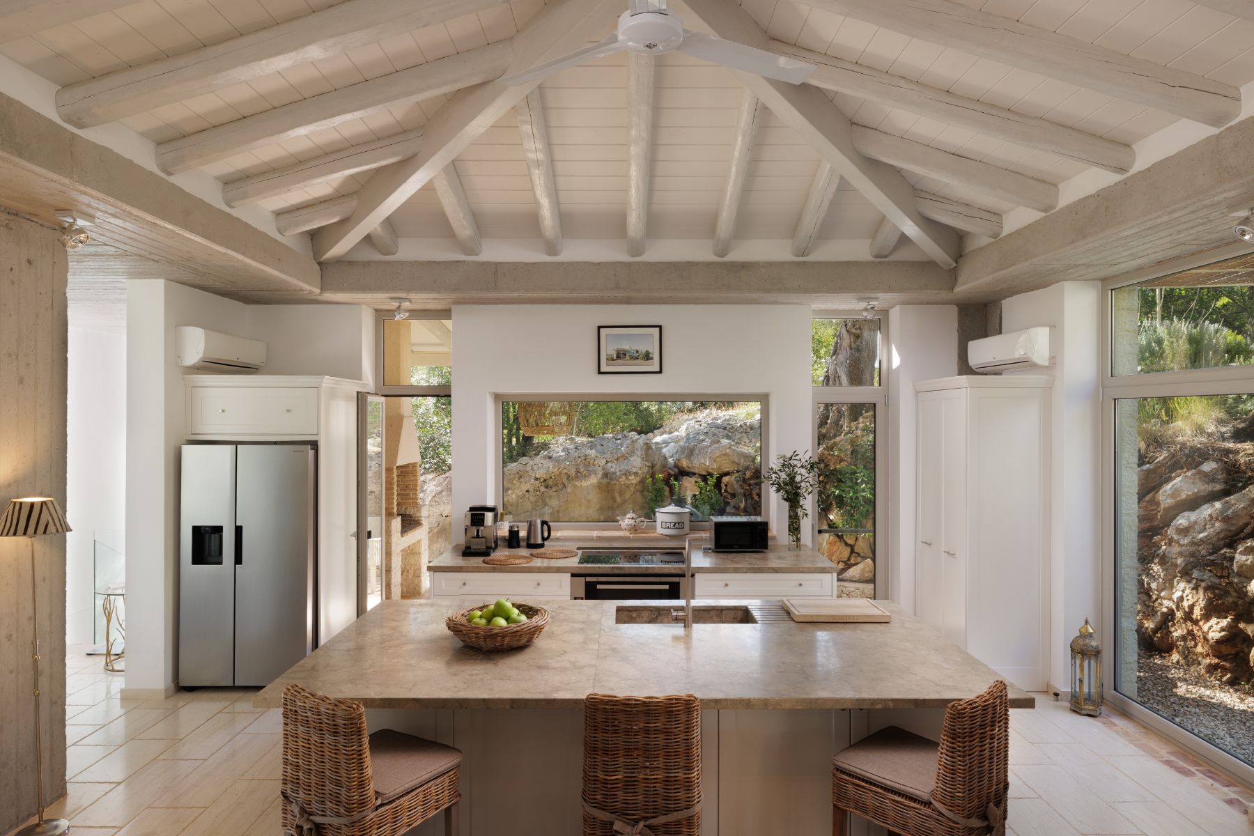 Kitchen at Thinali, Corfu