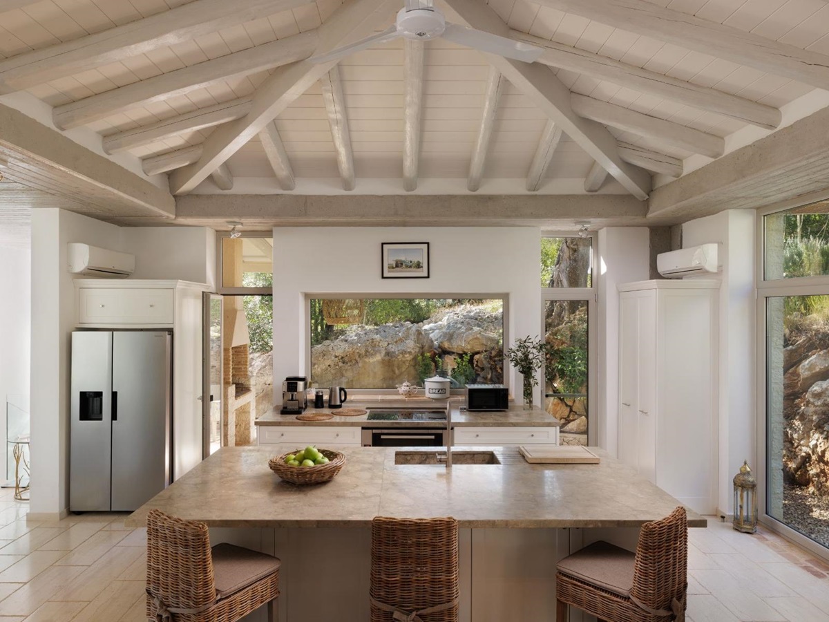 Kitchen at Thinali, Corfu