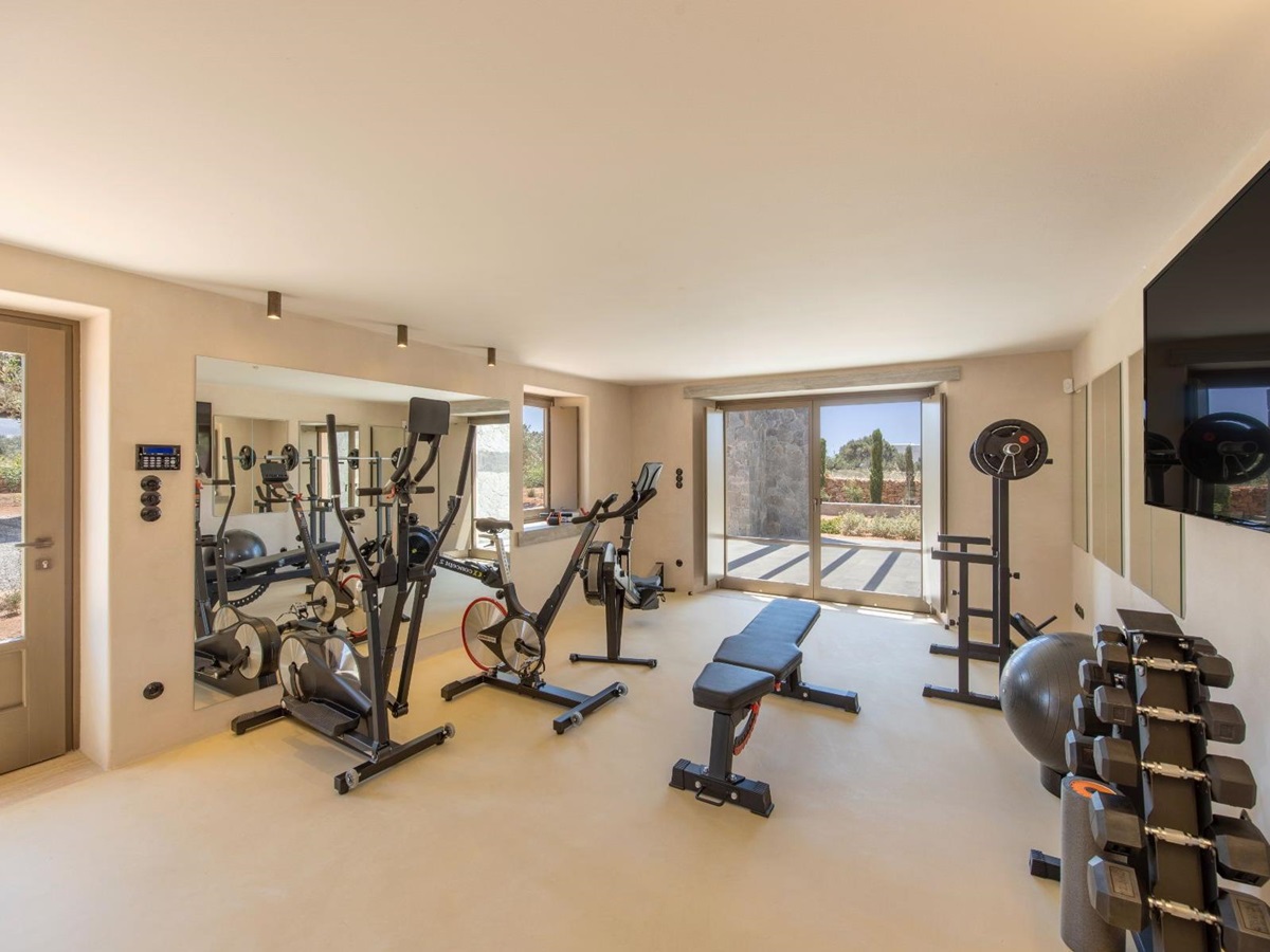 Gym at Villa Aliki, Paros
