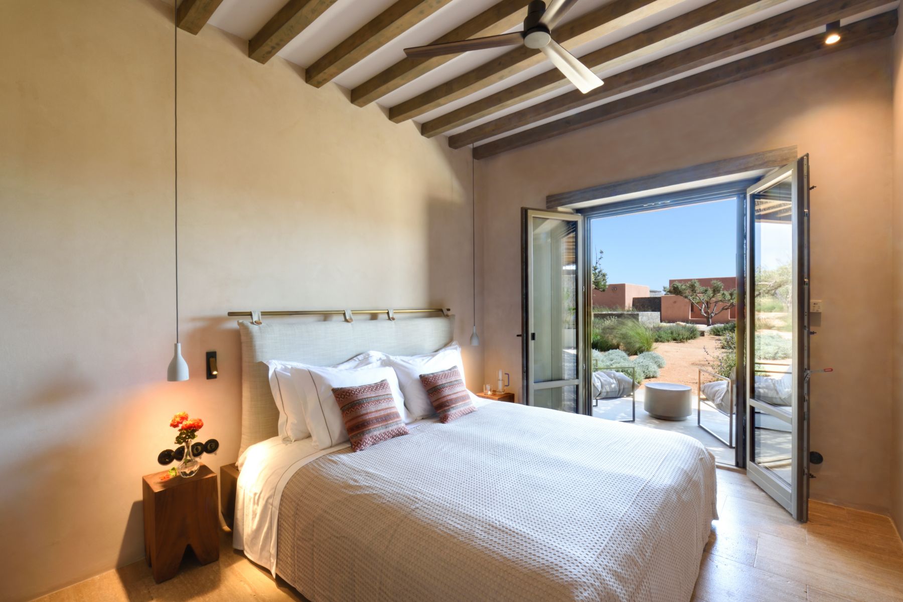 Bedroom at Villa Aliki, Paros