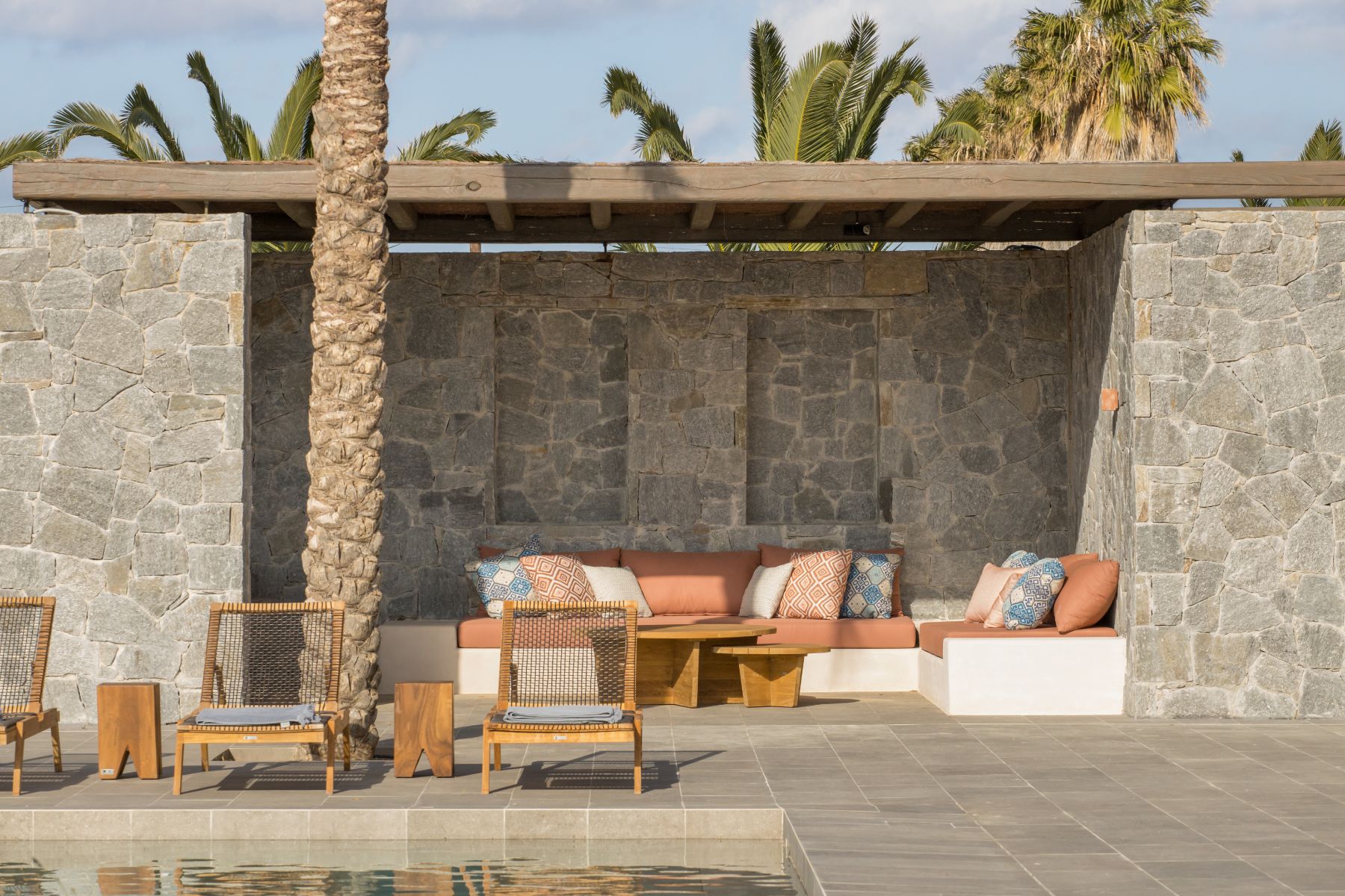 Pool house at Villa Aliki, Paros