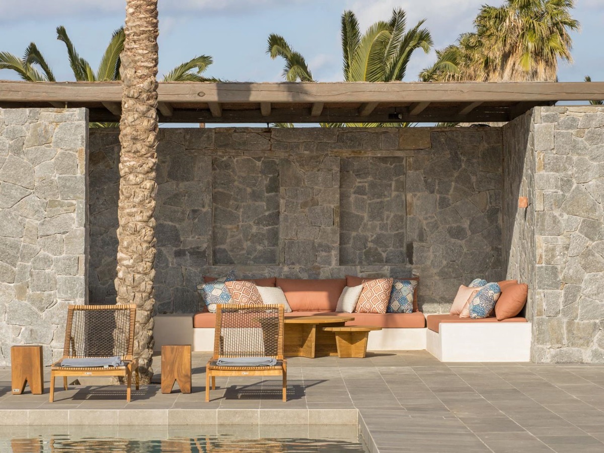 Pool house at Villa Aliki, Paros