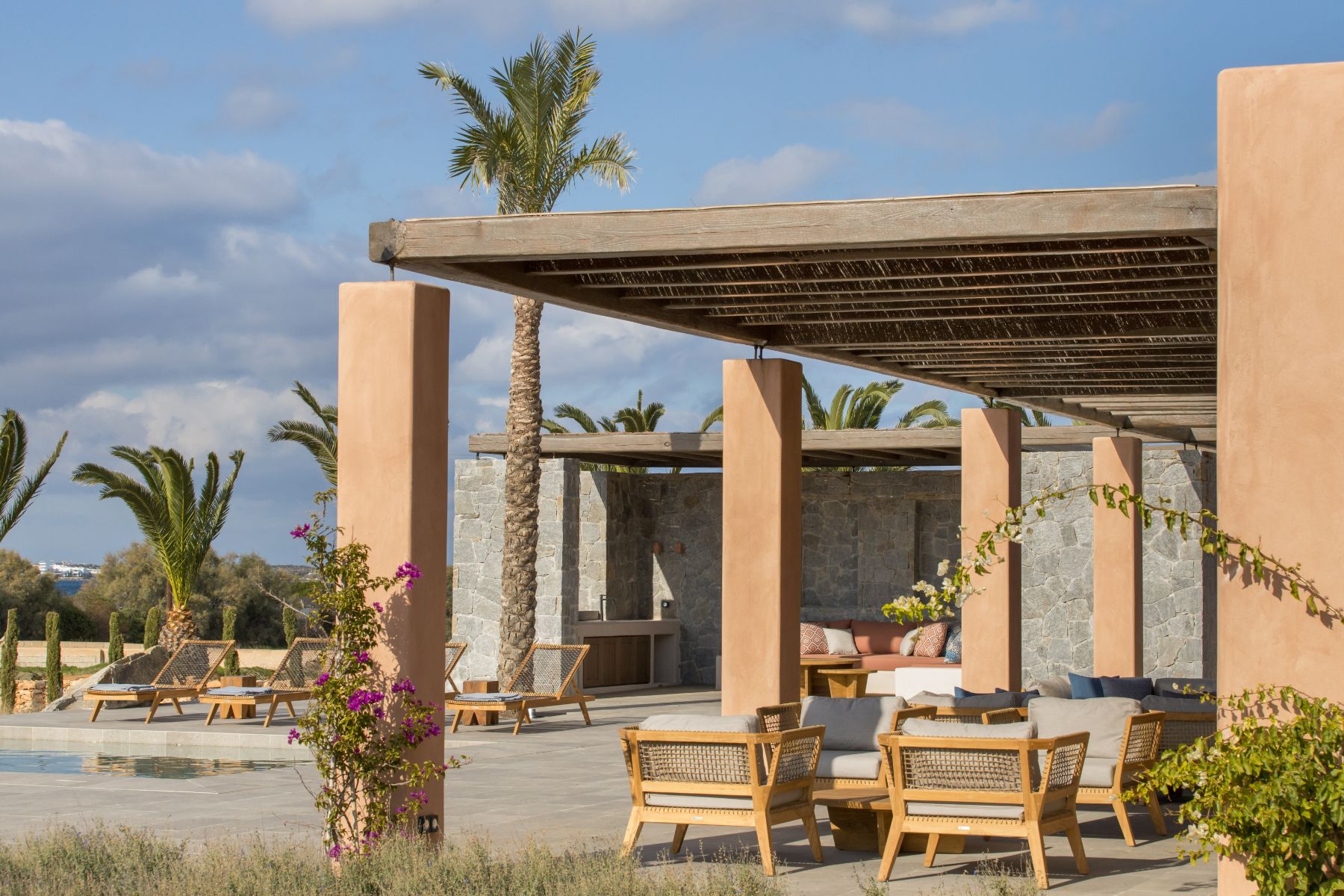 Terrace at Villa Aliki, Paros