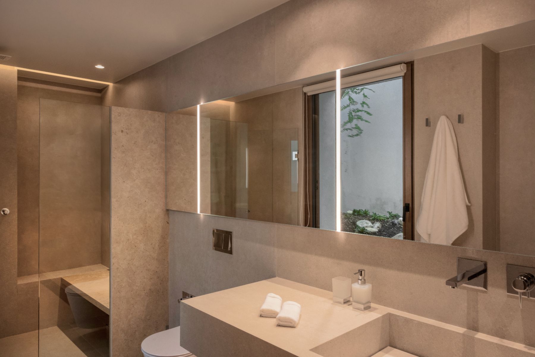 Bathroom at Villa Althea, Paros