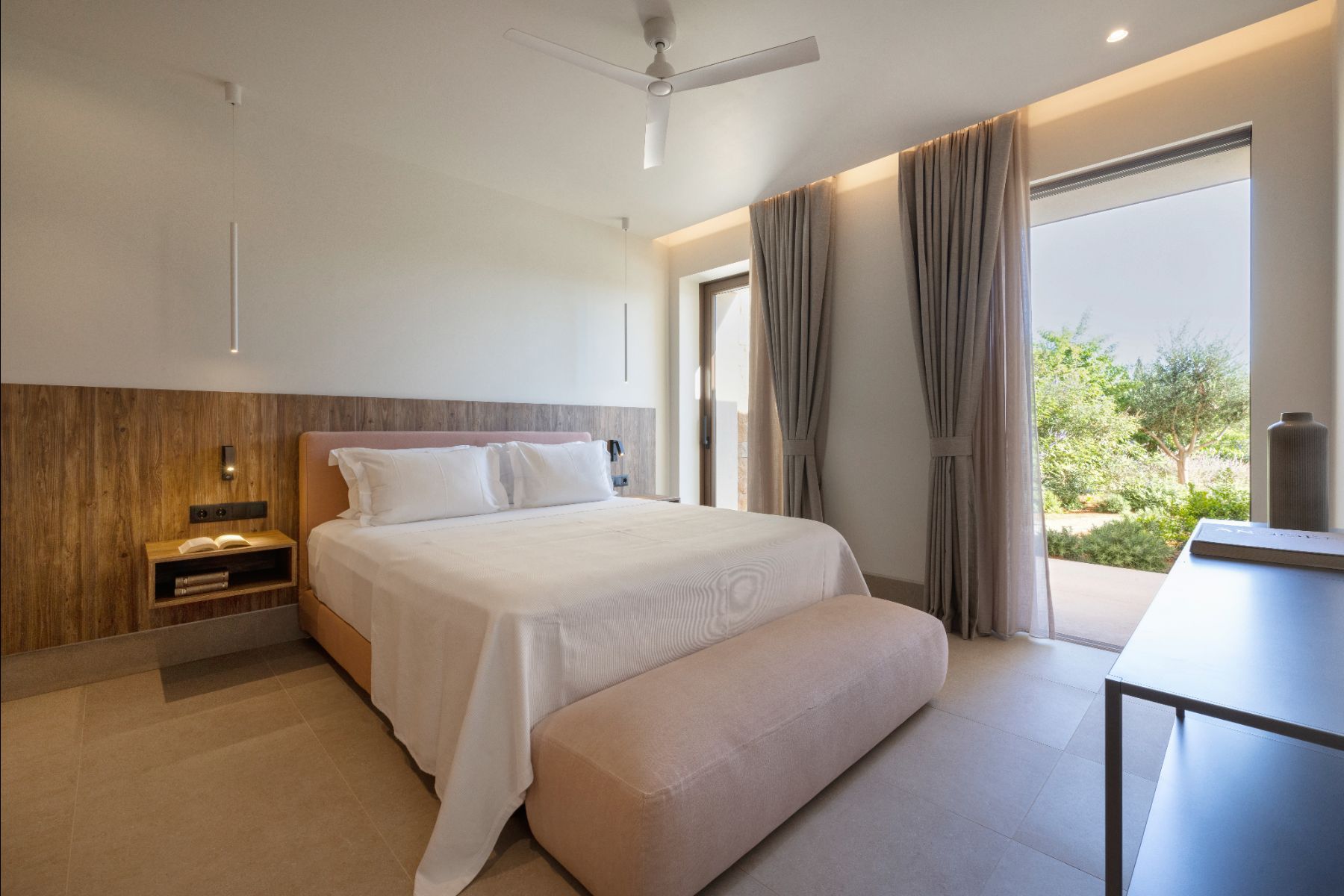 Double bedroom at Villa Althea, Paros